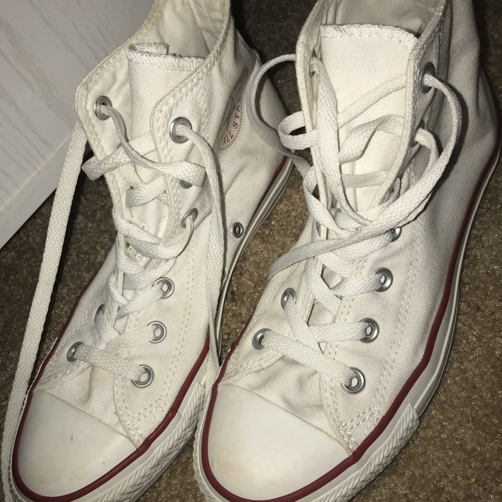 White High Top Converse